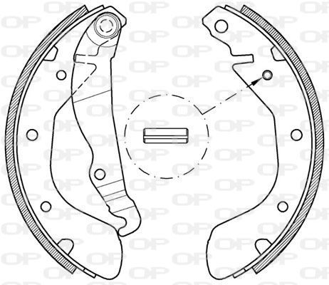 OPEN PARTS Jarrukenkäsarja BSA2138.00